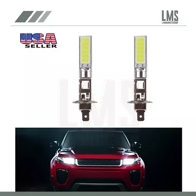 2x 2018 Daytime Running Light H1 60W LED Pure White Light SMD Bulb 6000K • $8.69