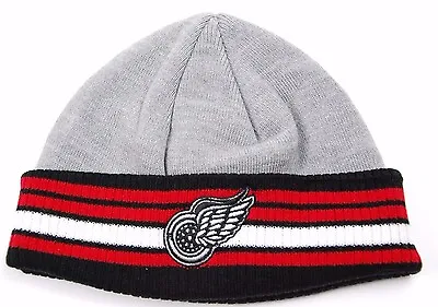  Mitchell & Ness Detroit Red Wings KL59Z NHL Hockey Team Knit Cuffed Hat Beanie • $19.99