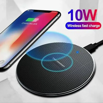For Samsung Galaxy S20 S10 Plus Wireless Fast Charger Charging Stand Dock Pad • $7.63