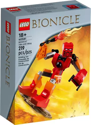 NEW LEGO BIONICLE TAHU And TAKUA Set 40581 Promo Gwp Sealed  Nisb • $34.99