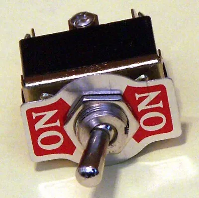 K212 DPDT On-(On) Momentary One Side Toggle Switch 15 Amp Solder Tabs Pack Of 5 • $6.49