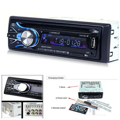 Car Bluetooth DVD CD Player Radio Video AUX MP3 Player Super Shock Bass Function • $179.37