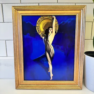 FRAMED Print Art Deco Art Nouveau Great Gatsby Pin Up Art Vintage Glamour • $34.99