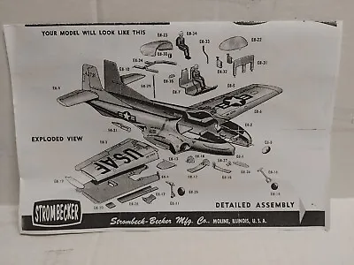 Vintage Strombecker 1/43 Cessna T-37 Incomplete • $18.47