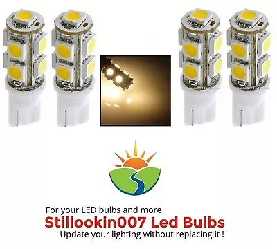 4 - Landscape Light Bulbs WARM WHITE 9LED. Replaces 12v T5 Malibu Bulbs • $19.57