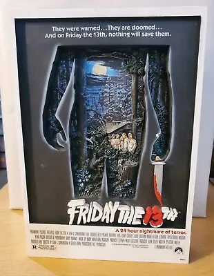 Mcfarlane Toys Friday The 13th 3D Movie Poster Jason Pamela Voorhees  • $59.99