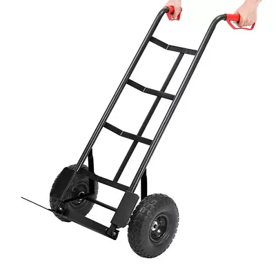 200Kg Sack Truck Heavy Duty Hand Two Wheel Commercial Trolley Tyre Barrow Load • £58.95