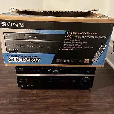 Sony STR-DE697 7.1 Channel 700 Watt Receiver No Remote With Box • $52.99