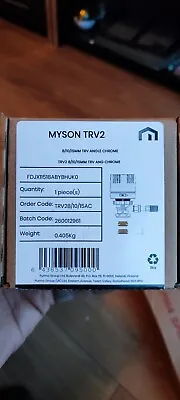 Myson Trv-2-way Push Fit Angle Thermostatic Radiator Valve Trv28/10/15ac • £8
