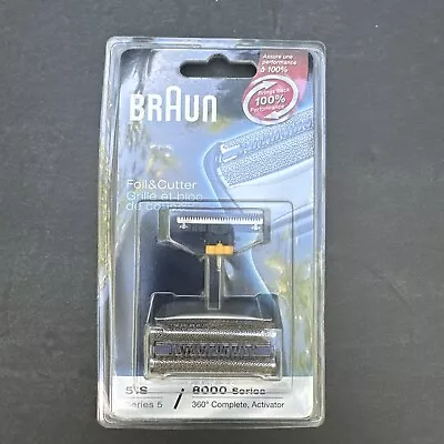 BRAUN 8000 Series Activator Replacement Foil Cutter Block Germany NEW #51S • $65.02