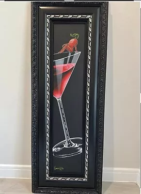 Michael Godard ORIGINAL “Strawberry Tini”Painting • $12500