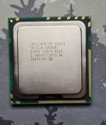 Intel Xeon E5620 SLBV4 Quad Core 2.40Ghz. Socket LGA 1366. CPU Processor. • $10