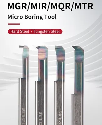 Grooving Thread Carbide Micro Milling Cutter Small Bore MGR MIR MQR MTR • $17.19