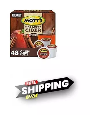 Keurig Motts Hot Apple Cider K-cups 48 Count  • $43.99