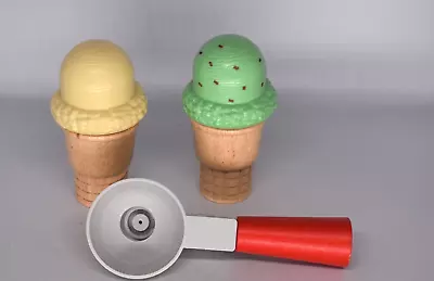 Lot Of Toy Play Food Ice Cream Cones Scoop • $10.55