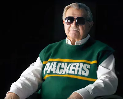 Mike Ditka In Green Bay Packers Sweater Photo • $12