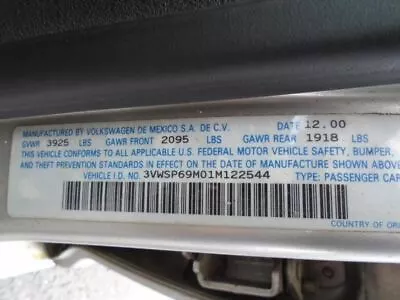 Fuel Pump Only 1.9L Turbo Diesel Injection Pump Fits 98-03 BEETLE 1345163 • $164.99