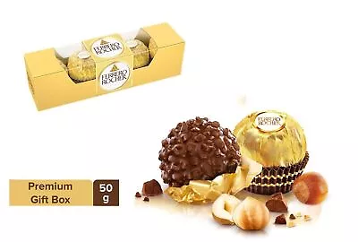 Ferrero Rocher Exquisite Hazelnut And Milk Chocolate Gift 4 Pieces (50 G) UK • $29.80