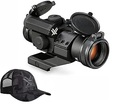 Vortex Strikefire Ii Red Dot & Black Camo Logo Hat Bundle(sf-rg-501+121-53-bca) • $199