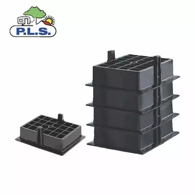 £12.70 • Buy Caravan Carastack Stacking Pads Feet Blocks Corner Steady Winder Feet - Set Of 4