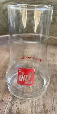 Vintage 7 Up The Uncola Upside Down Glass Home Decor Advertising Soda 1970s • $16.99