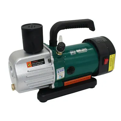 220V Rotary Vane Vacuum Pump Single Stage 1.8CFM 1/6HP Refrigeration Maintenance • $152