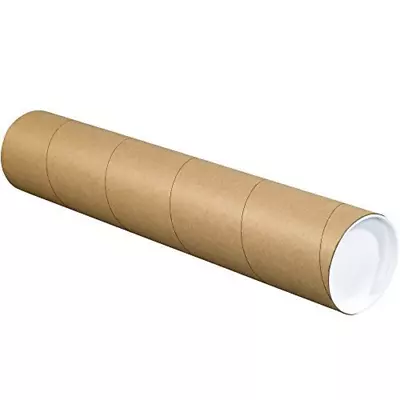 TLP3020K Mailing Tubes With Caps 3  X 20  Kraft (Pack Of 24) • $82.99