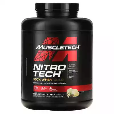 MuscleTech Nitro Tech Whey Gold Erformance Series Nitro Tech 5 Lbs (2.27 Kg) • $62.99