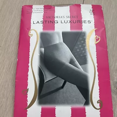 Victoria’s Secret Lasting Luxuries Control Top Pantyhose Size Small Involve Buff • $10.98