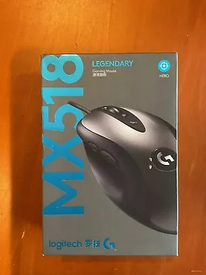 Logitech G MX518 Wired Optical Gaming Mouse Legendary Black New Sealed • $89.95