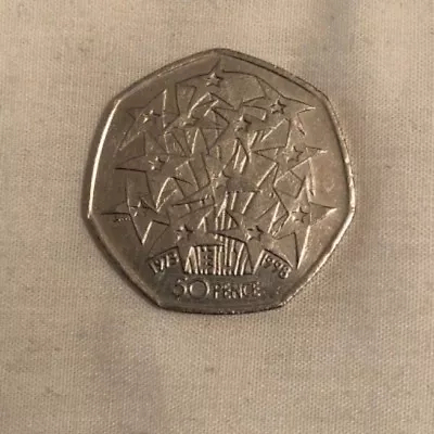 50p European Union 1998 Coin • £50