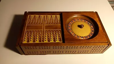 Mini Vintage Roulette Wheel Game & Tokens Multiple Games • $55