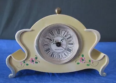 Small Westclox Bedside Wind-up Alarm Clock Made In Hong Kong Vintage • $20