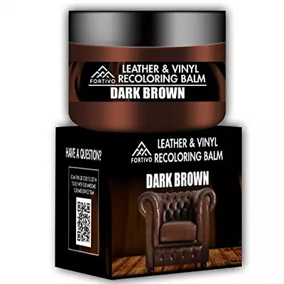 Dark Brown Leather Recoloring Balm - Leather Repair Kits For Couches - Leather - • $36.65