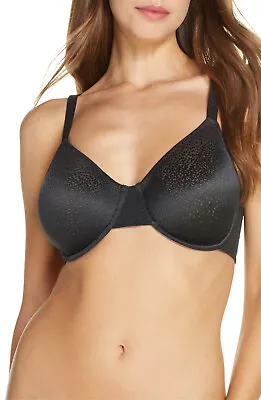 Wacoal 855303 Back Appeal Smoothing Underwire Bra Black Size 34C • $22.50