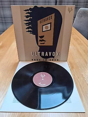 Ultravox. Rage In Eden (Inc Poster). EX/EX. 1981. Chrysalis Records • £5