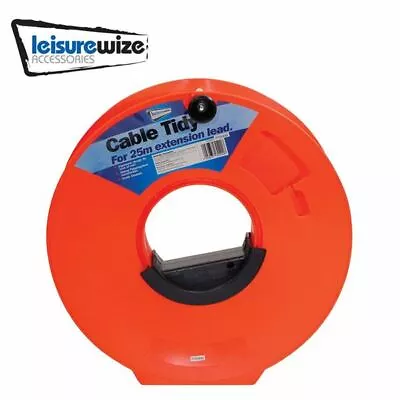 Leisurewize Cable Tidy Reel For 25m Hook Up Mains Lead Caravan Motorhome Camper • £12.49