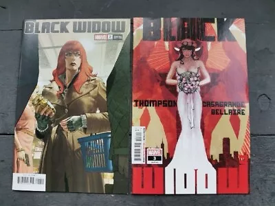 Black Widow #2(Variant Cover De Iulis)2020. +#3 Marvel Comics 2021.V/F Cdtn  • £2