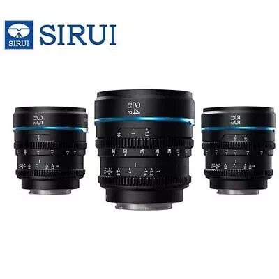 SIRUI Night Walker 24/35/55mm T1.2 S35 Cine Lens E MountM4/3RFFuji XF S • £261.75