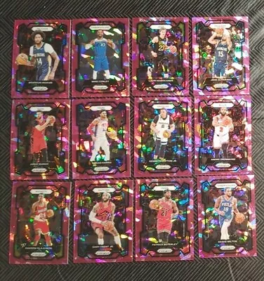 2023-24 NBA Prizm Lot 40 Cards Pink Icex12 Silvers Inserts RCsx14 Ant Magic Ja • $5.99