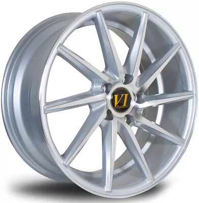 Alloy Wheels 18  6Performance ESH Silver Polished Face For VW Jetta [Mk4] 11-18 • $794.58