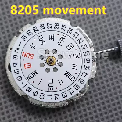 MIYOTA 8200 8205 Automatic Movement 21 Jewels Watch Replacement Spare Parts • $56.98