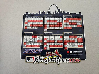 MS20 St. Louis Cardinals 2009 MLB Baseball Magnet Schedule - Busch • $2