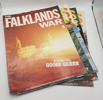 The Falklands War 1982 Marshall Cavendish X5 Magazines Issues 8-12 • £9.99