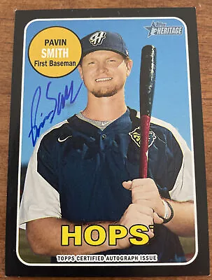 Auto RC Pavin Smith 2018 Topps Heritage Arizona Diamondbacks World Series UVA • $34.99