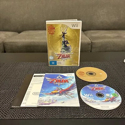 Nintendo Wii Game The Legend Of Zelda Skyward Sword Complete 2 Discs • $19.99