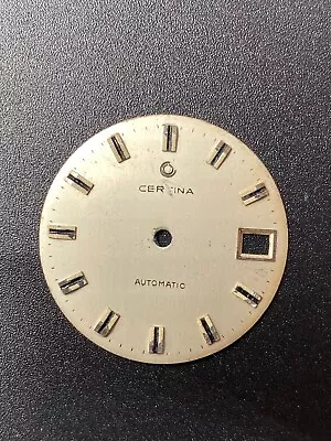 Vintage Certina Automatic Date Wristwatch Dial 28.5 Mm As-is To Repair Or Parts • $45