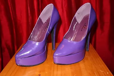 Ellie Pointed Toe Stiletto Pumps Adult Women Shoes Heels 652/PRINCE Purple 12M • $9.99