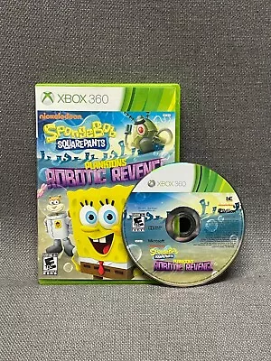 SpongeBob SquarePants Plankton's Robotic Revenge Xbox 360 Cleaned Tested • $19.88