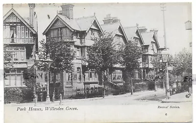 Vintage Postcardpark Houseswillesden Greenmiddlesexlondon1905 • £3.99